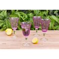 Better Homes & Gardens Leggero Bubble Goblet, Purple, Set of 4