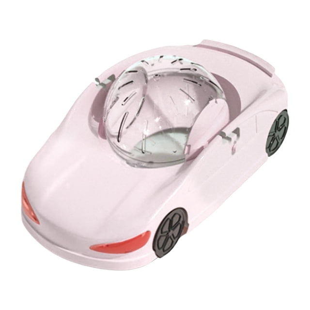 Funny Exercise Wheel for Hamsters, Detachable Toy Car for Small Pet Exercise Hamster Running Toy Funny Transparent Toy for Hamsters, Ferrets & Small Animals Sports Car Shape Fitness Tool