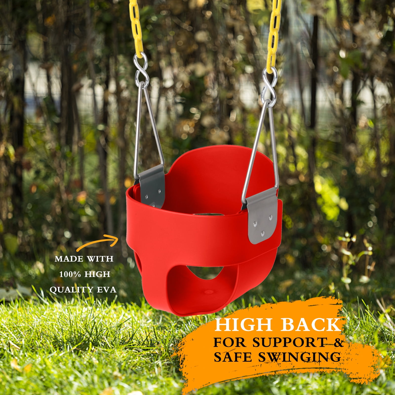 Ktaxon, High Bucket Swing for Toddler, 12.59