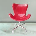 thumbnail image 4 of Silla de Simulada 1:6, Muebles, Accesorio Delicado para Sala de Estar, Regalo Rojo Zulema sillón de casa de muñecas, 4 of 8