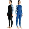 thumbnail image 7 of Women's Swim Suits Full Body Wetsuit Surf Suit UPF50+ Ice Sense Sunscreen Jellyfish Suit Antibacterial Fabric Four Way Stretch Protection Diving Suit Plus Size, 7 of 7