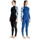 thumbnail image 3 of DIVE&SAIL Traje de baño, traje de talla más traje de superficie corporal Traje de tela más traje de surf Upf50 Sensor de pantalla solar de hielo Surf de mujeres Nadar Twirltide de mujeres Huiop, 3 of 8