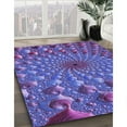 thumbnail image 2 of Ahgly Company Indoor Rectangle Patterned Purple Amethyst Purple Area Rugs, 5' x 7', 2 of 6
