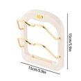 thumbnail image 3 of Estante de Pared para Tapas de Ollas – Estante de Cocina Sin Perforaciones para Tablas de Cortar, Tablas de Picar y Utensilios, Organizador Multifuncional para Un Almacenamiento Ordenado En La Encime, 3 of 7