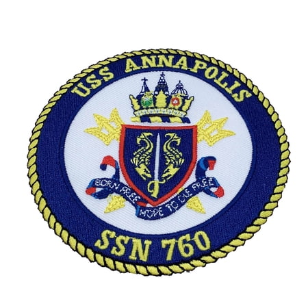 USS Annapolis SSN-760 Patch – Plastic Backing