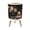 Color 2, variant on Gothic Small Trash Can with Lid Elegant Floral Peony Bouquet Rich Dark Petals Greenery 1.8 Gallon Dog Proof Trash Can Round Garbage Can Waste Bin Wastebasket for Bathroom Bedroom Living Room
