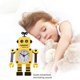 thumbnail image 4 of Robotväckarklocka,tystväckarklockairostfrittmetallmedFlashi, 4 of 5