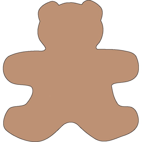 SHAPES ETC. Sticky Shape Notepad - Teddy Bear