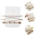 thumbnail image 1 of SPRING PARK 3/4P/5Pcs Headdress Jewelry Barrette Sweet Hairgrip Hairpin Pearl Hair Clip Jewelry, 1 of 8