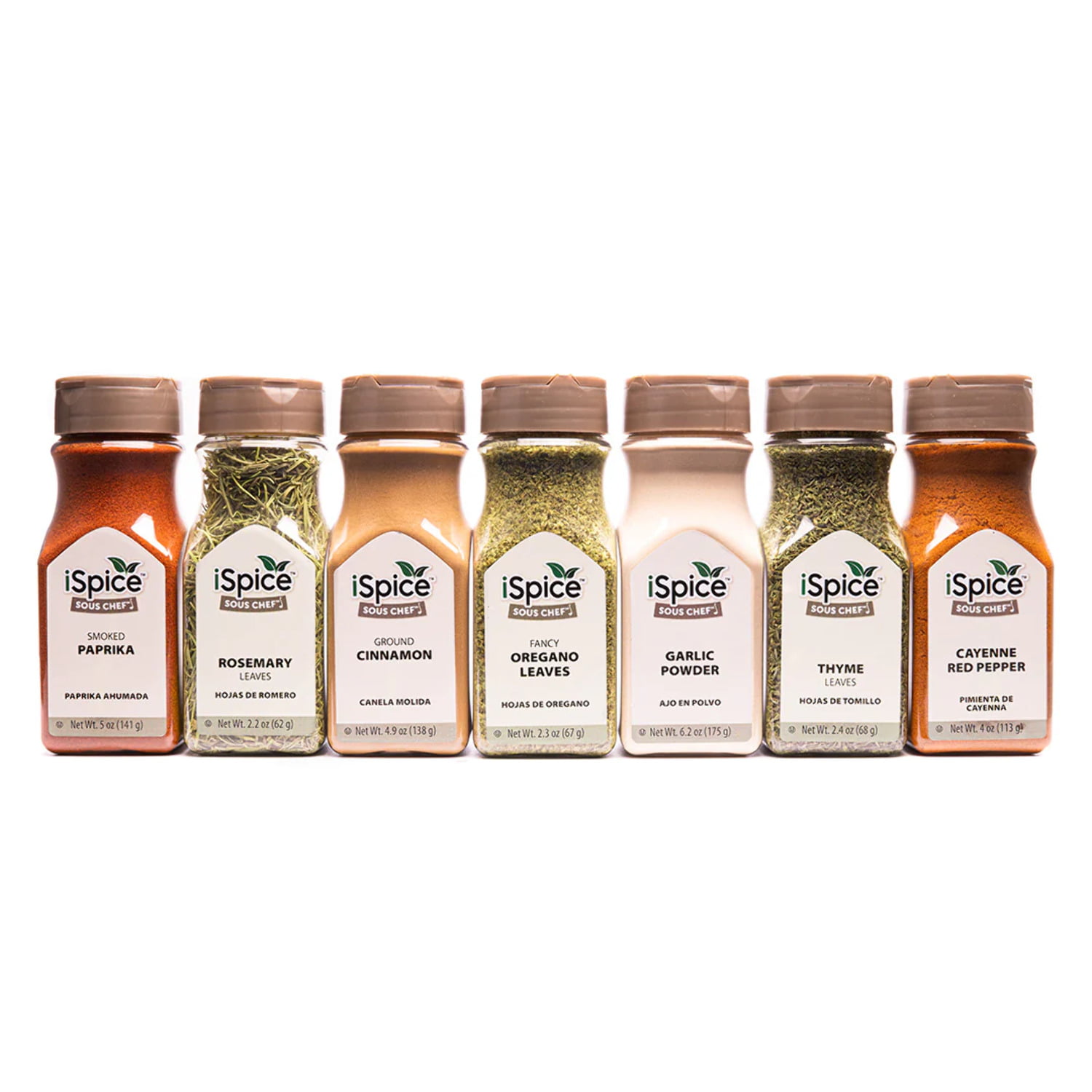 iSpice | 12 Pack of Spice and Herbs | Chef Naturelle | Mixed Spices & Seasonings Gift Set | Kosher