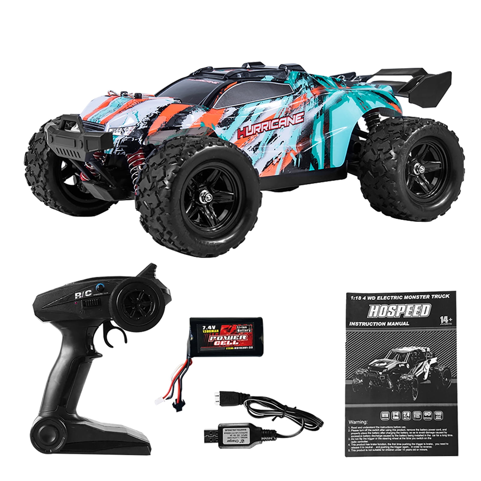 Amyove Hs18321 18322 1 18 Remote Control Racing Car 2.4ghz 45km H Off Road Truck 4wd High Speed Rc Car Toy For Children Birthday Gifts Other