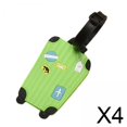 thumbnail image 1 of Etiquetas de Equipaje Baoblaze Verde 10 cm x 6 cm, 1 of 8