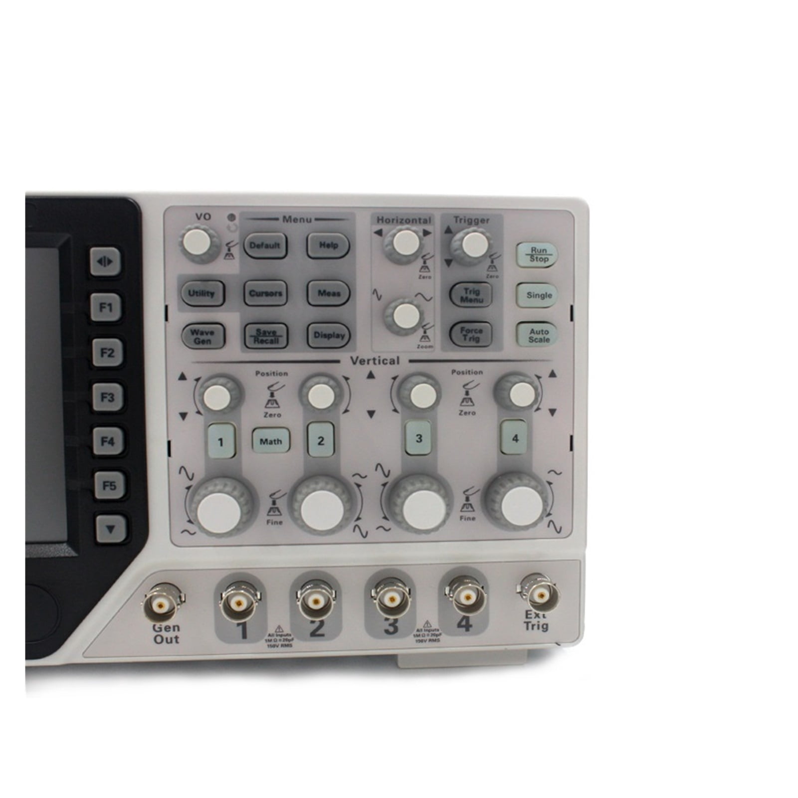 Digital Oscilloscope 4 Channels 250Mhz LCD PC Portable USB Oscilloscopes +EXT+DVM+Auto range function ,Professional Designed
