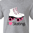 thumbnail image 4 of Inktastic Girls I Heart Skating Youth T-Shirt, 4 of 5