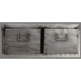 thumbnail image 3 of Linon Dorlan 2-Slot Metal Mailbox, Horizontal, Gray Finish, 3 of 3