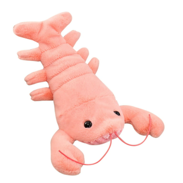 QueMer Funny Electric Fish Interaction Plush Toy USB Charge Moving Shrimp Child Gift, Size: Jumping Squid