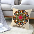 thumbnail image 3 of Koszal Mandala Elephant Heart Square Throw Pillowcase Cushion Cover Home Office Decor, 3 of 7