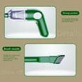 thumbnail image 4 of Xihbxyly Aspiradora Portátil de Mano para Coche, Potente Succión de 120 W, Inalámbrica, Carga Usb, Limpieza En Seco y Húmedo, Ligera y Portátil, para Uso Doméstico y En Coche, Verde, 18,9 X 16,8 X 6, 4 of 5