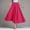 Hot Pink, variant on Ladies Girls Solid Color Elastic Waist Long Flowing Bosimi Casual Dress Table Skirts for Rectangle Tables 6ft Desk Skirt Ruched Skirt Rave Skirt Floral Skirt Winter Skirts for Women Western Skirt Jean