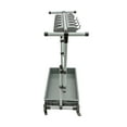 thumbnail image 6 of 10 Slots Movable Broom and Mop Holder Free Standing Cleaning Tool Organizer Storage Cart, 6 of 15