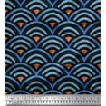 thumbnail image 1 of Soimoi Cotton Duck Fabric Scales Geometric Fabric Prints By Yard 42 Inch Wide, 1 of 3