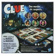 لعبة Clue Classic Mystery Board للأطفال والعائلة الذين تزيد أعمارهم عن 8 سنوات، 2-6 لاعبين (حصريًا من وول مارت)