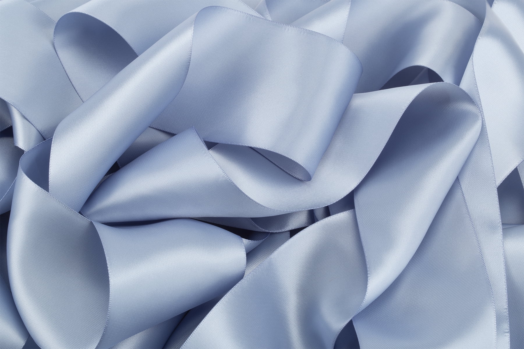Joycrosso French Blue Ribbon 2 1/2 Inch Wide Thick Fabric Ribbon, 50 Yards Double Faced Satin for Gift Wrapping Floral Bouquets Wedding Party Decoration