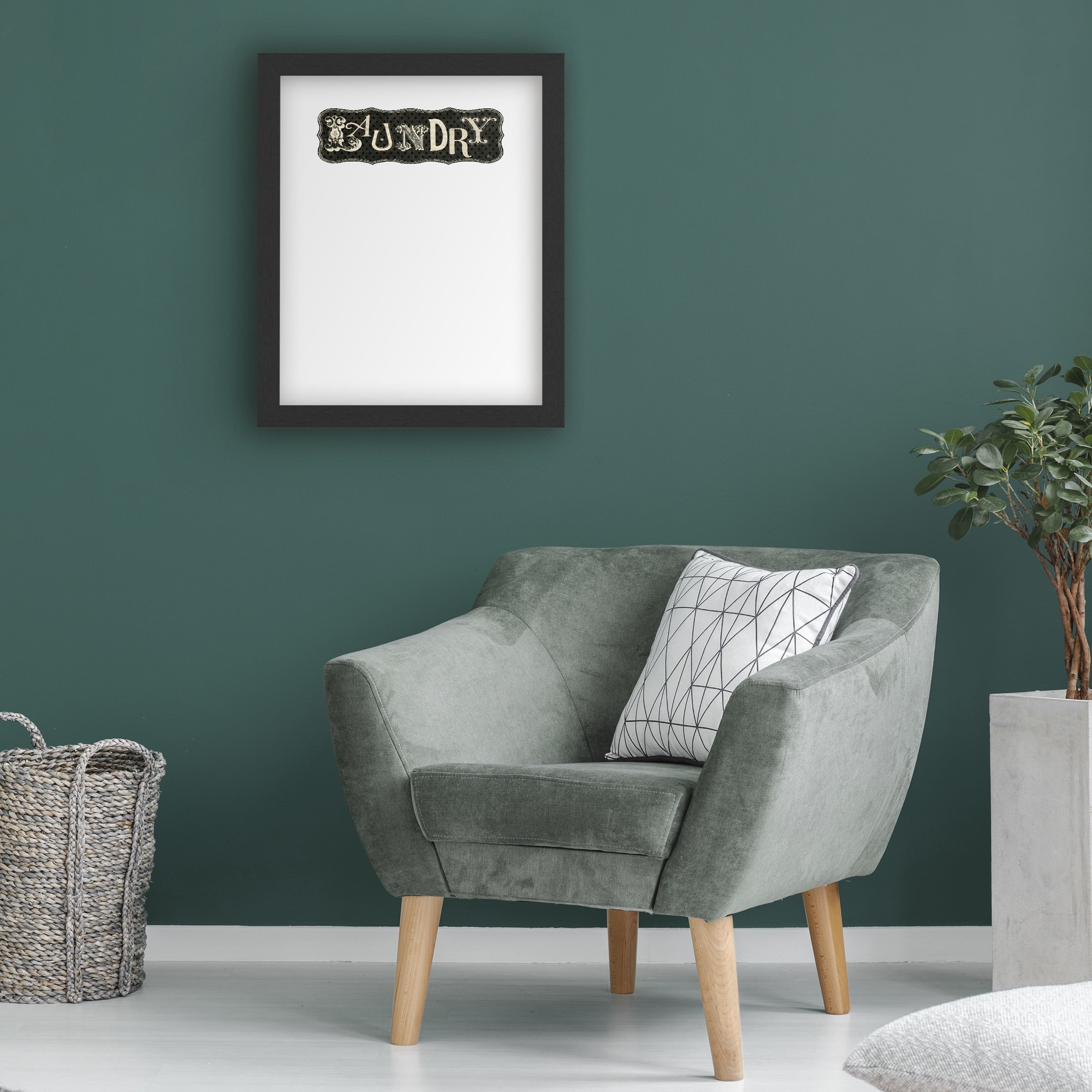 Trademark Fine Art 'Room Signs I - Laundry' Markerboard by Pela Studio