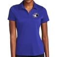 thumbnail image 1 of Ladie's Crashing Bowling Pins Moisture-Wicking Performance Polo Shirt, XL True Royal, 1 of 3