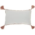thumbnail image 2 of Nourison Home Woven Triangles 12"X20" Rust Throw Pillow, 2 of 6
