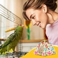 thumbnail image 6 of All-Season Bird Bed & Nest Tent with Dual-Sided Mat — Compact Hammock Cage Accessory for Budgies, Lovebirds, Finches, Parrotlets & Small Birds (Medium), 6 of 6