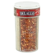 DeLallo 4 Spice Variety Pizza Seasoning Shaker with Red Pepper, Garlic, Cheese, Italian Herb, 3.2oz