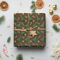 thumbnail image 1 of Merry Christmas Santa Hat Pattern Wrapping Paper For Festival Parties Wedding Birthday Xmas Wrap Pack Of 5 19"x27.5" Multicolor, 1 of 9