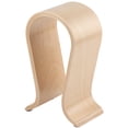thumbnail image 1 of Colgador de auriculares en forma de U, soporte para auriculares con arco estable de madera Simple con pies de goma para oficina, estudio, dormitorio y escritorio, 1 of 5