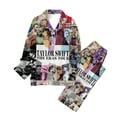 thumbnail image 1 of Pyjamas Unisexes pour Femmes Chanteur Concert Manches Longues Thème Musical Vêtements de Nuit, 1 of 5