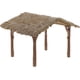 thumbnail image 2 of Cabaña de paja en miniatura - Material ABS, paja desmontable, micro granja - para jardín de hadas, terrario, decoración de bonsái, 2 of 8