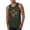Forest Green, variant on Dean Russo The Only Person Dog Lover Mens Graphic Tank Top, Orange, Medium