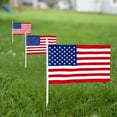 thumbnail image 6 of Anley USA United States Mini Flag 12 Pack - Hand Held Small Miniature American US Flags on Stick - 5x8 Inch with Solid Pole & Spear Top, 6 of 6