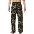 thumbnail image 2 of Bintangor Men Pajama Sleep Pants 100% Cotton Knit Lounge Wear Long Camouflage Green XL, 2 of 3