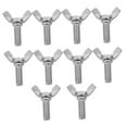 thumbnail image 6 of 10pcs Wing Bolts Replacement Stainless Steel Thumb Screws M8x20 Butterfly Bolts for DIY Projects and Mechanical Maintenance, 6 of 8