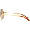 thumbnail image 4 of Ralph Lauren Womens Rl7072 Round Sunglasses Shiny Sanded Gold/Copper 55 Millimeters, 4 of 7