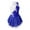Blue, variant on Figure Skating Dress Girls Roller Skating Dress Shiny Rhinestone Ballet Dance Competition Costume Burgundy 10