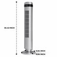 thumbnail image 2 of Alvantor 36" Tower Fan for Bedroom, 28dB Quiet Bladeless Cooling Fan with Remote, 5 Speeds 4 Modes, 12H Timer, 64° Oscillating Standing Fan, 2 of 7