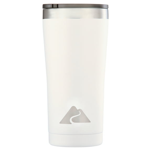 Ozark Trail 22 oz Vacuum Insulated Stainless Steel Tumbler, White