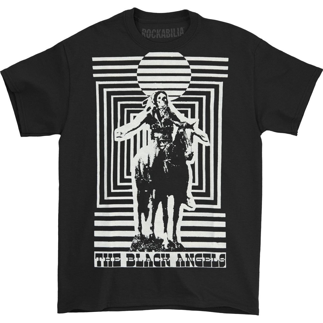 Black Angels Men's T-shirt Large Black 