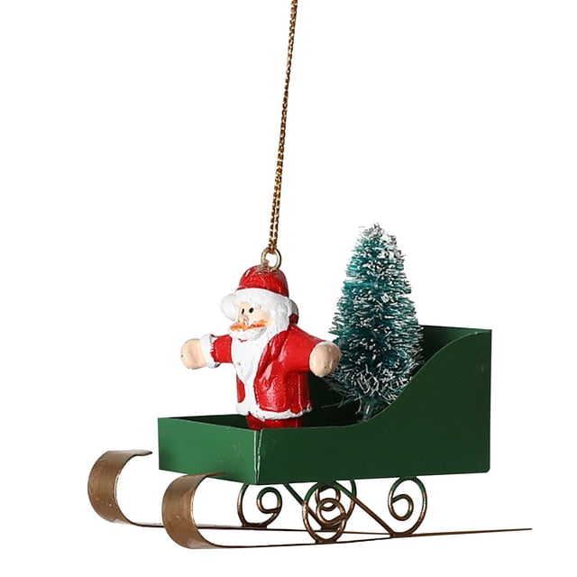Iron Christmas Hotballoon Parachute Pendant Christmas Decorations Christmas Tree Pendant