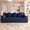 Aged Blue + Foam + Foam + 3 Seat, variant on 71" Corduroy Boneless Loveseat with Deep Seats, Apartment Size 2‑Seat Couch, 3 Pillows & Side Pockets for Bedroom Office, No Assembly,Antique Green