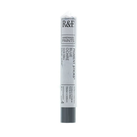 UPC: 0836943004542 | R&F Handmade Paints Pigment Stick  38ml  Blue Ochre