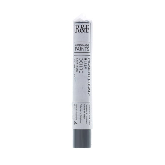 R&F Handmade Paints Pigment Stick, 38ml, Blue Ochre