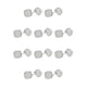 thumbnail image 1 of Guardurnaity Pendientes de tuerca para decoración de joyas, accesorio de moda, pendientes pequeños con estilo, adorno de vestir para mujer, regalo tipo 8 10piezas, 1 of 6